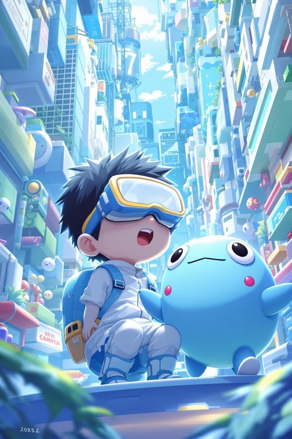 数码宝贝 高清海报